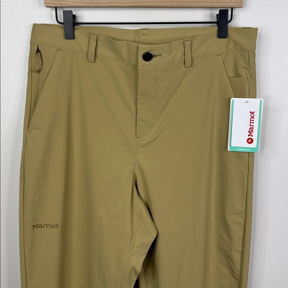 Marmot Men's Arch Rock Pant Tan Size 32 NWT Hiking Outdoor Technical Stretch - Picture 2 of 8
